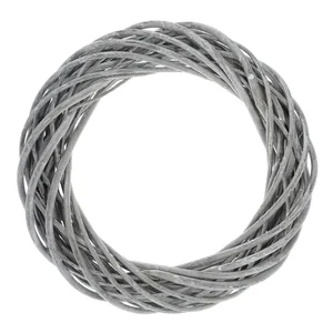 Věnec proutěný JP0011 GREY, 30 cm