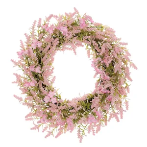 Věnec PRZ4101 Pink – jemné růžové květy