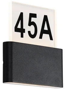 Venkovní nástěnné LED svítidlo Kandi černé IP54