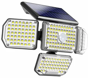 Venkovní solární LED reflektor IMMAX CLOVER s PIR čidlem a více režimy