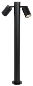 Venkovní stojací lampa Duo černá