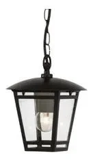 Venku závěsné svítidlo RILEY černé