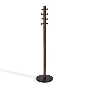 Věšák Umbra Pillar – černý/ořechový