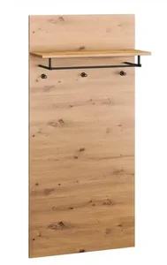Věšáková stěna WILLOW s policí dub artisan