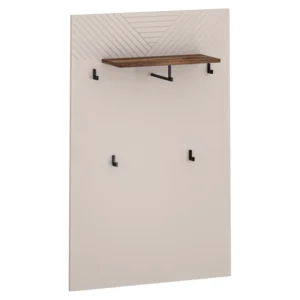 Věšákový panel 80 cm – kašmír/dub Castello (EYCO)