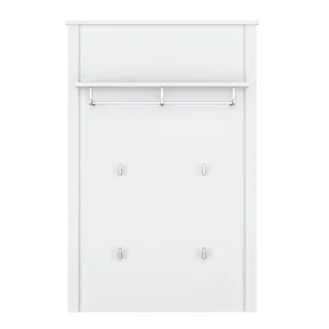 Věšákový panel Glomerata – bílá