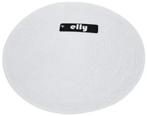 Vesna | Kulaté prostírání ELLY 35 cm bílá