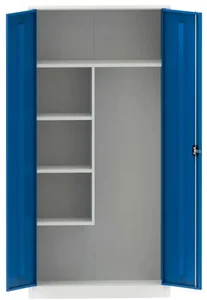Víceúčelová kovová skříň s 4 policemi 1950x800x400 mm
