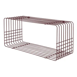 Vínová patrová kovová police Wire 70 cm – Mette Ditmer Denmark