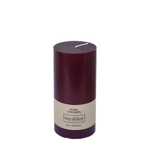 Vínově červená svíčka Eco candles by Ego dekor – 50 h hoření