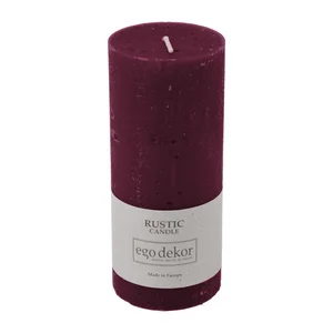 Vínově červená svíčka Rustic Candles by Ego dekor – 58 h