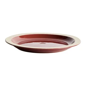 Vínový keramický talíř Doren, 25 cm