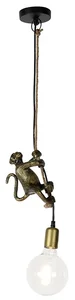 Vintage Závěsné Svítidlo s Zlatým Povrchem - Animal Monkey