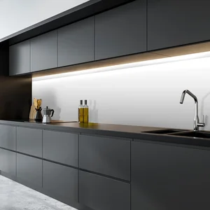 Vinylová samolepka na zeď 200×60 cm – bílá Ambiance