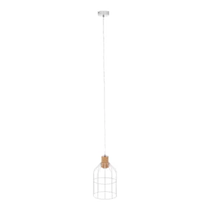 Visící lampa ASTOK – bílá, kov