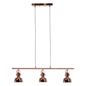 Visící lampa AVIER TYP 4 – retro kovová, rose gold