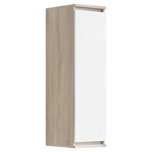 Vitrína CLP W 30 cm Sonoma/Bílá