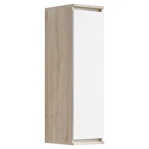 Vitrína CLP W 40 cm Sonoma/bílá