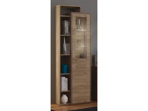 Vitrína Dorinda Typ 1 - levá, craft tobaco / craft zlatý, 5 let záruka