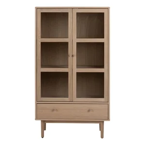 Vitrína dub Aston 80x145 cm
