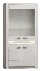 Vitrína INDIANAPOLIS I-3 – jasan bílý