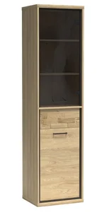 Vitrína IPPOLITO 2D1S dub hickory