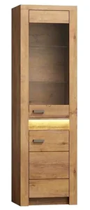 Vitrína pravá INDIANAPOLIS I-4, jasan světlý