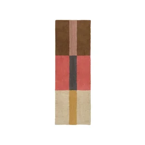 Vlněný běhoun Chroma Spiced Coral 80x230 cm Lorena Canals