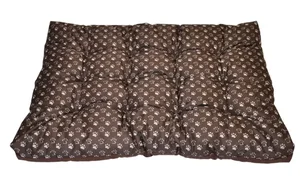 Voděodolná matrace pro psy 120×80 cm – tlapka hnědá