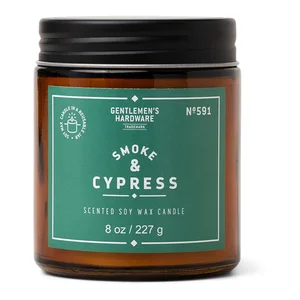 Vonná sojová svíčka Smoke & Cypress 48h