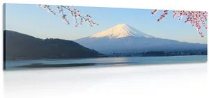 Výhled na Fuji - originální obraz na plátně