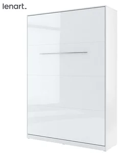 Výklopná postel NOET I 140x200 cm – bílý lesk/mat