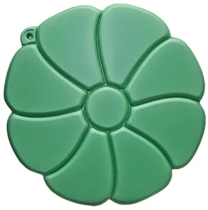 VYLEN Pěnový podsedák Kytka tmavě zelená