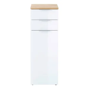 Vysoká koupelnová skříňka Pescara 39x112 cm