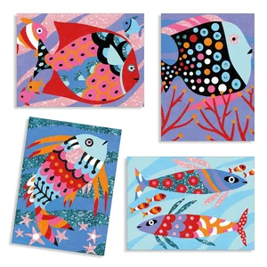Výtvarný set na pískování Rainbow Fish od Djeco