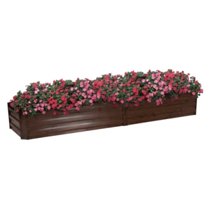 Vyvýšený záhon NONKY TYP 6, hnědý