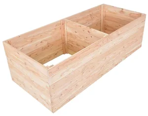 Vyvýšený záhon PREMIUM modřín 160×70×50 cm
