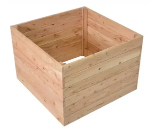 Vyvýšený záhon Premium Modřín 70×70×50 cm