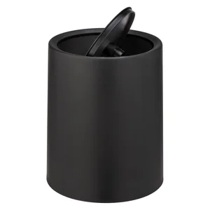 Wenko Atri Černý odpadkový koš 6 l