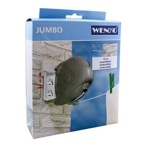 Wenko Jumbo: Rozšiřitelná šňůra na prádlo 15 m