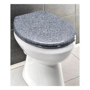 Wenko Ottana WC sedátko v žulovém dekoru 45,2 x 37,6 cm