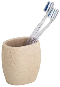 WENKO Puro Kelímek na kartáčky béžový