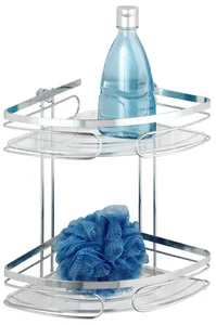 WENKO Rohová Kovová Polička bez Vrtání Premium