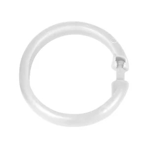 Wenko Sada 12 Bílých Plastových Kroužků na Sprchový Závěs