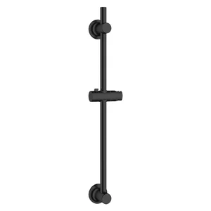 Wenko Sprchová tyč z nerezové oceli 70 cm – černá, samodržící