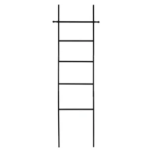 Wenko Suri černý bambusový žebřík na ručníky