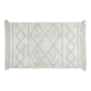 Wenko Urla – šedá podložka do koupelny z organické bavlny 60×90 cm