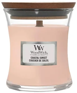 WoodWick Coastal Sunset – vonná svíčka s dřevěným knotem, 85 g