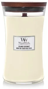 WoodWick Island Coconut Velká Vonná Svíčka