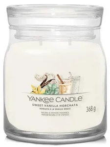 Yankee Candle Signature Sweet Vanilla Horchata - Vonná svíčka ve skle, 368 g